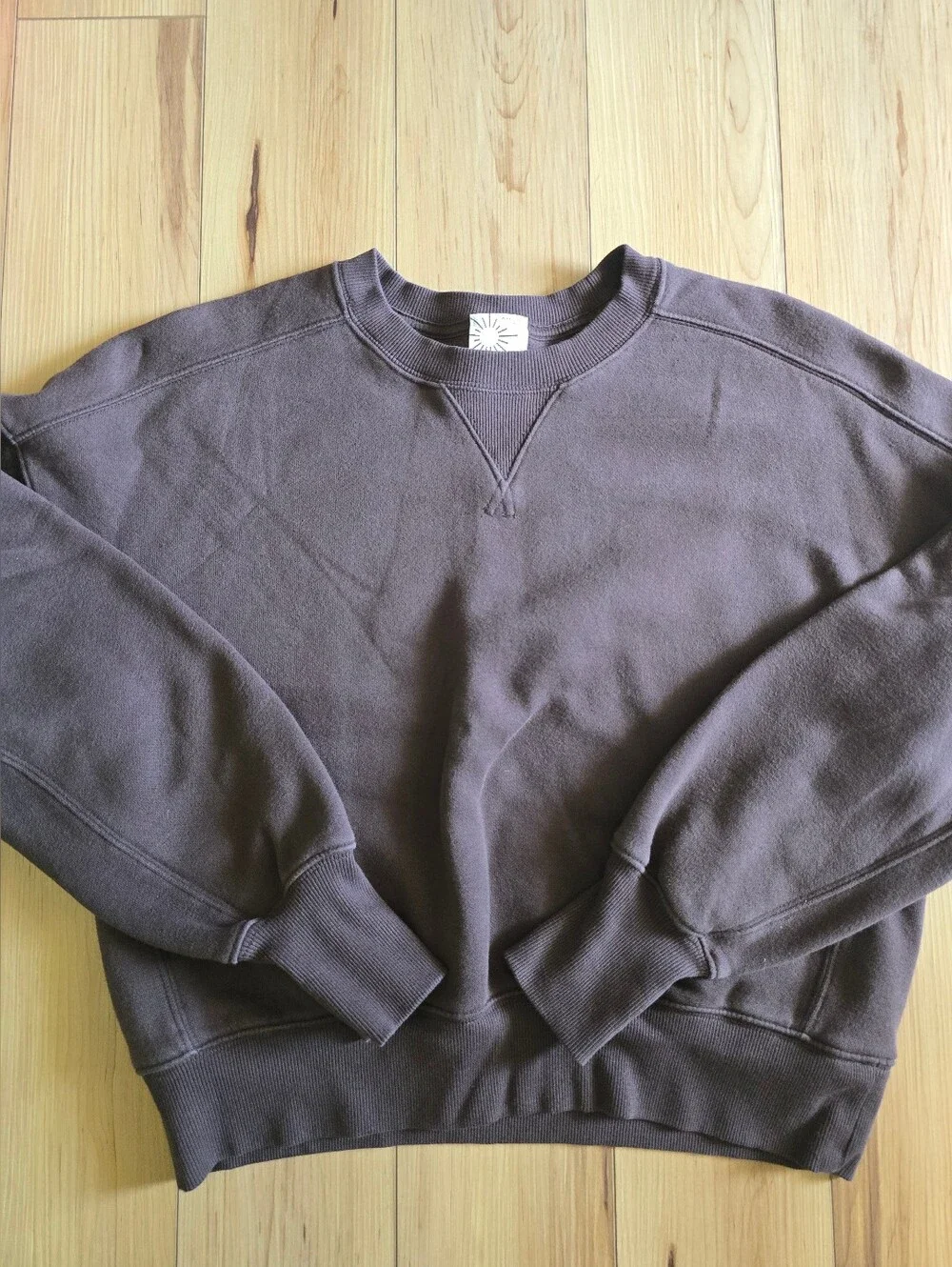 Aerie Offline brown crewneck